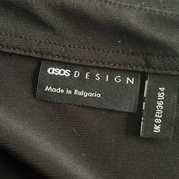 😍 Cutest Short Sleeve ASOS Black Top - Picture 4 of 5